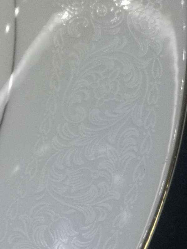 Silver Lace fine china Japan bowl