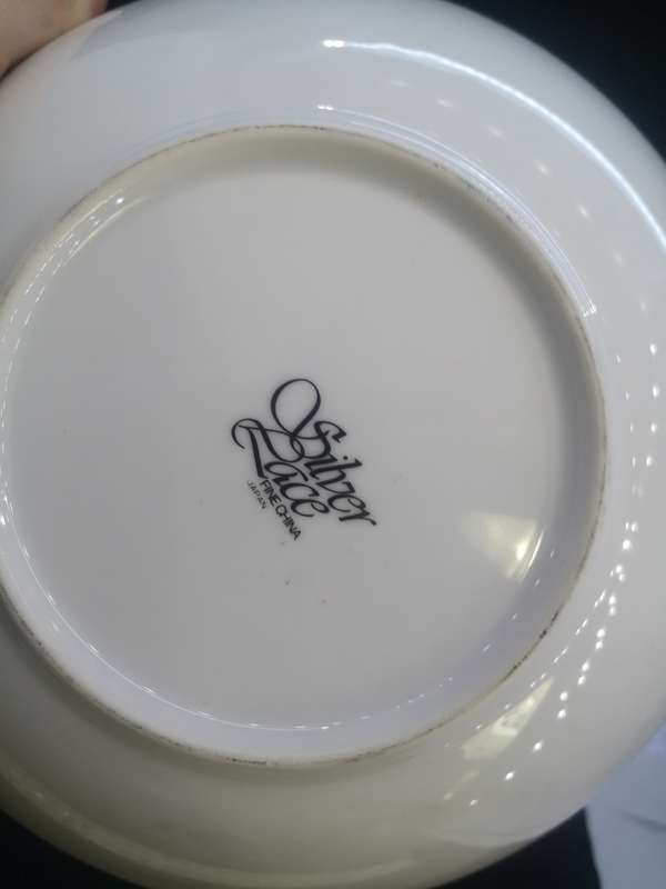 Silver Lace fine china Japan bowl