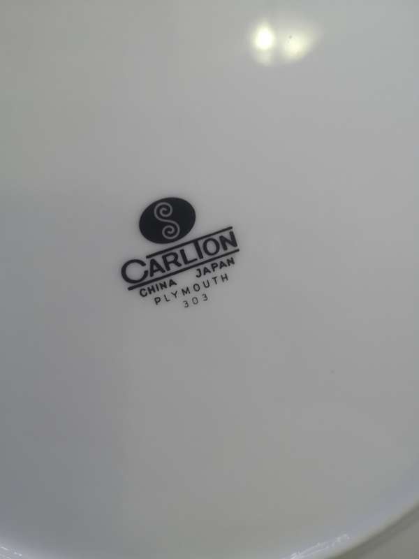 Cartlton dinner plate Japan Plymouth
