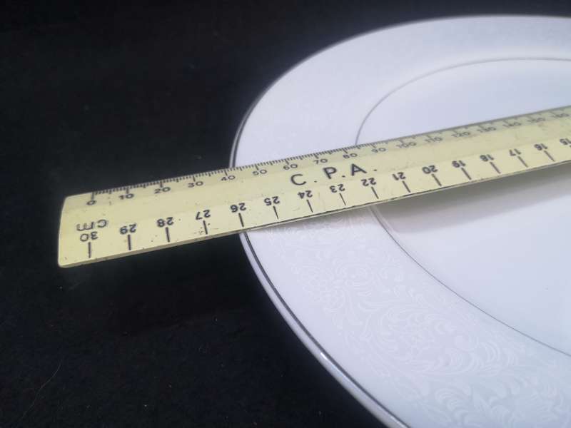 Silver Lace dinner plate Japan