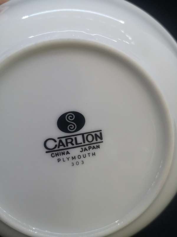 Carlton fine china Japan Plymouth bowl