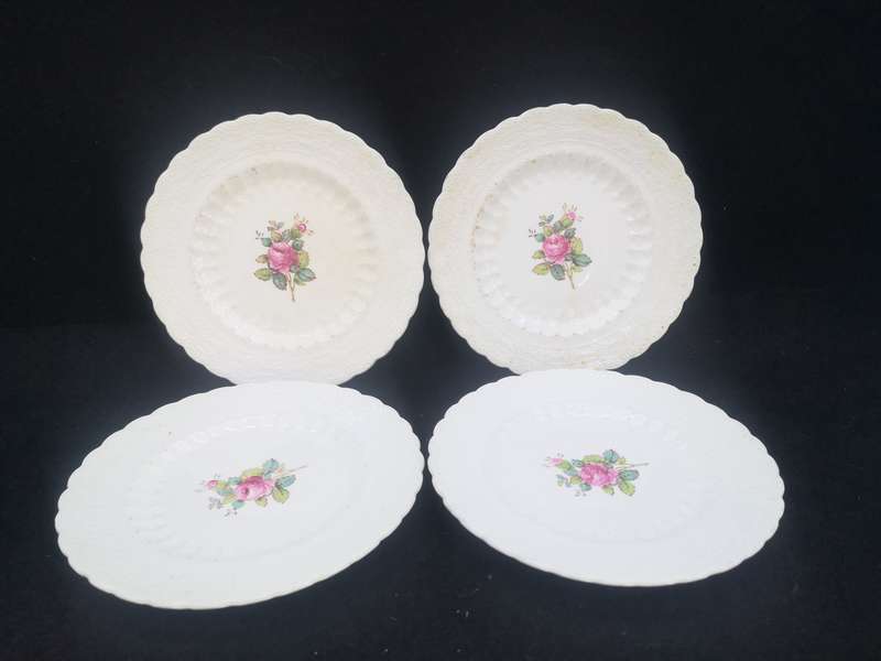 Spode Jewel Copeland Spodes Rose set of 4 small plates