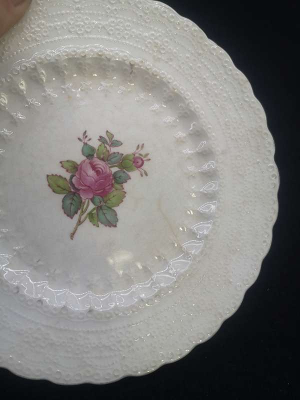 Spode Jewel Copeland Spodes Rose set of 4 small plates