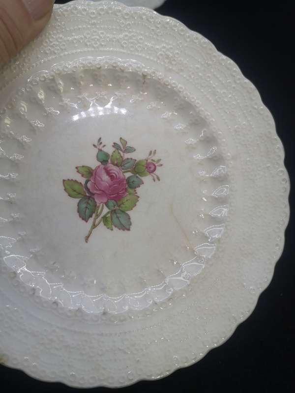 Spode Jewel Copeland Spodes Rose set of 4 small plates