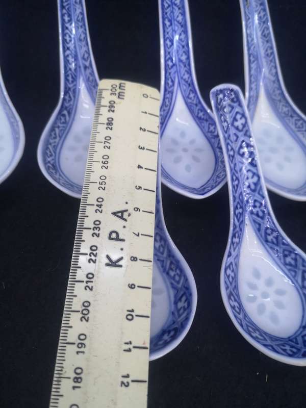 Chinese soup spoons 12