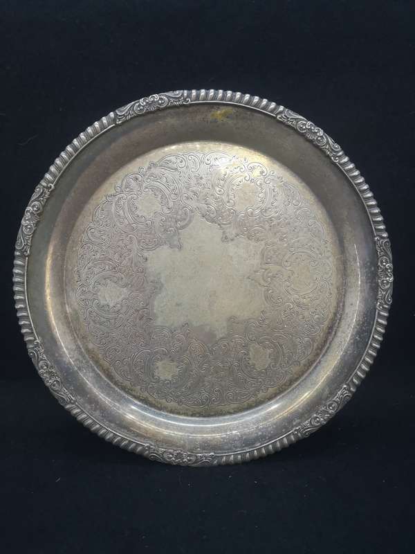 Silver plated tray