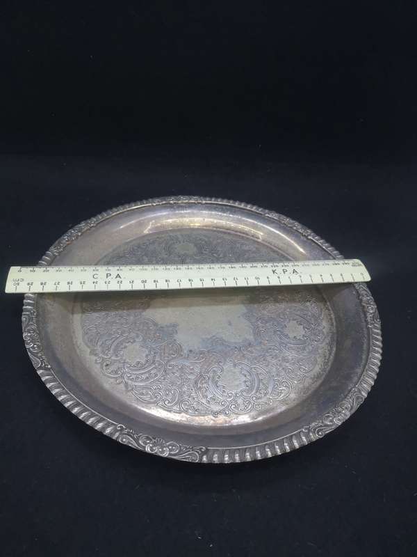 Silver plated tray