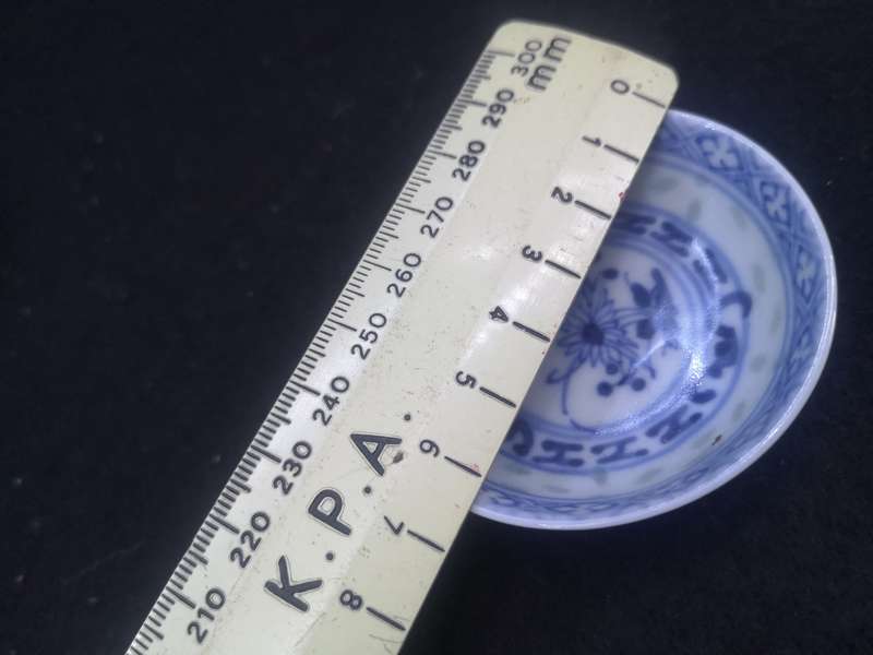 Blue flower bowls - small
