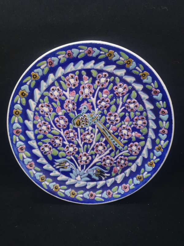 Huge old handmade Turkish plate
