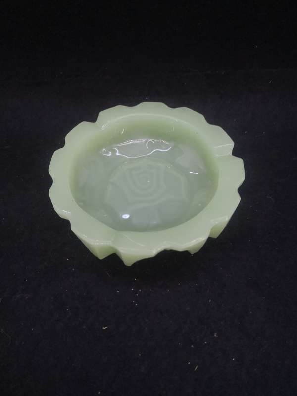 Jadeite ashtray