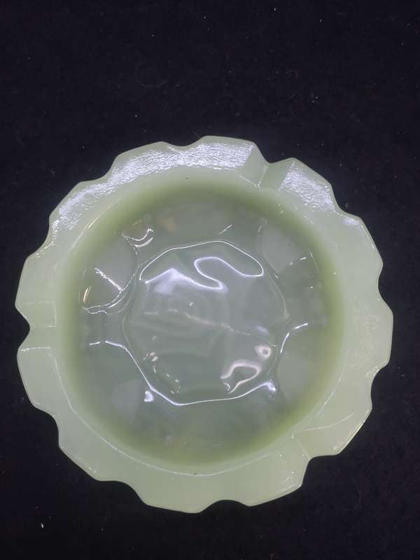 Jadeite ashtray