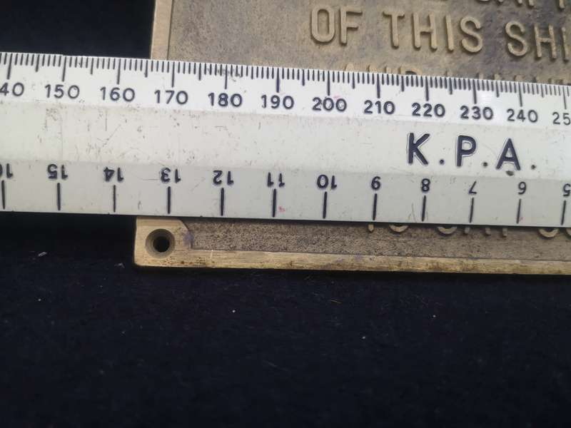 Brass sign - I am the Captain of this ship and I have my wife's permission to say so!