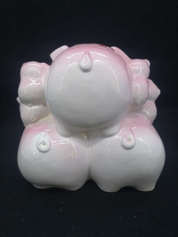 Cute ceramic piggy bank