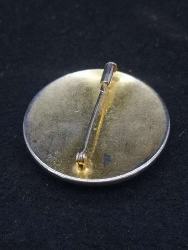 Vintage Damascene brooch