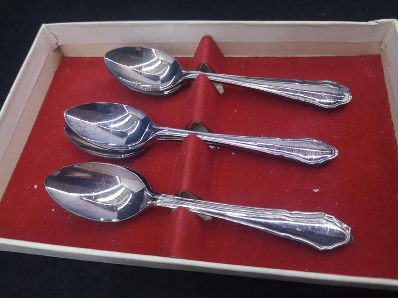 6 EPNS teaspoons