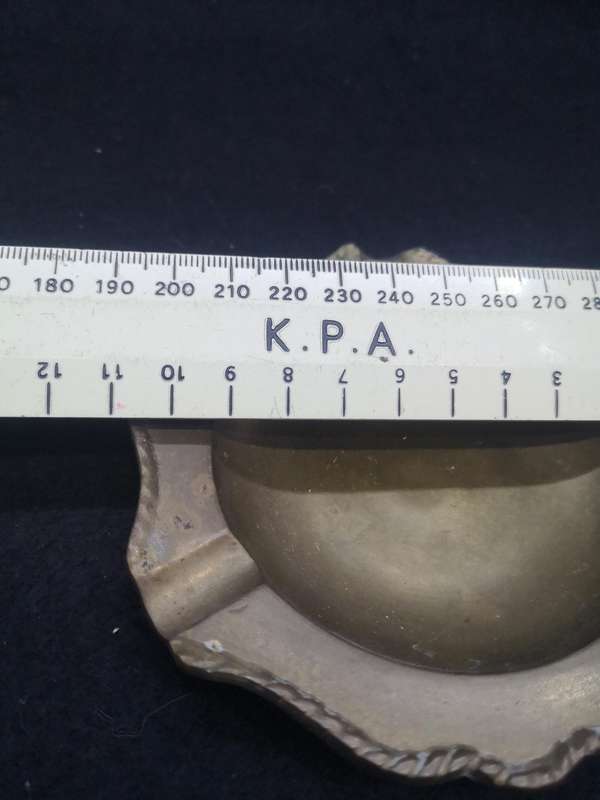 Brass ashtray