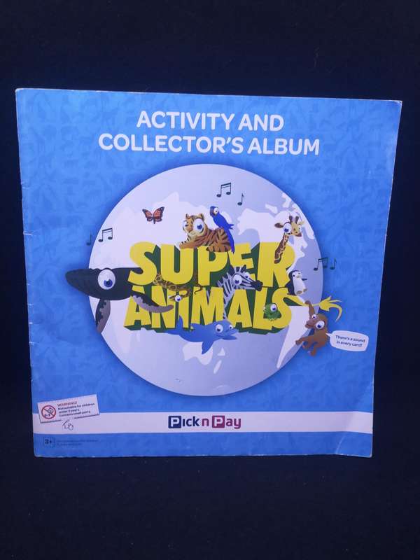 Pick and Pay Super Animal Collectors Album - almost full