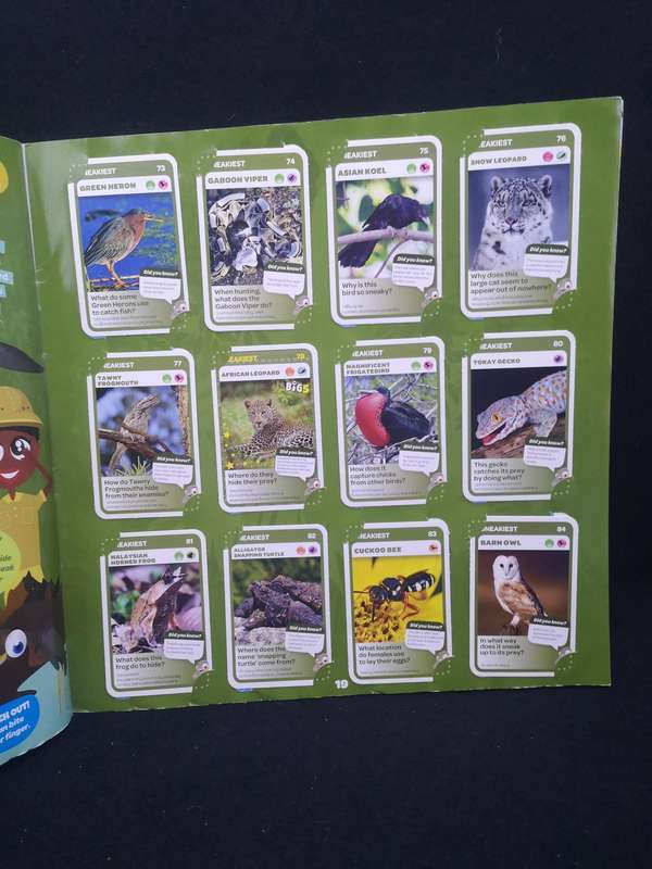 Pick and Pay Super Animal Collectors Album - almost full