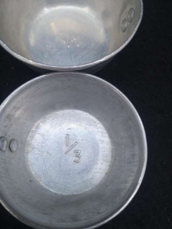 Measuring cup set aluminum