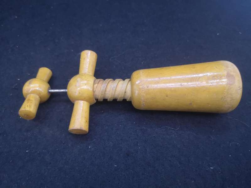 Wooden corkscrew / Barrel corkscrew - wood