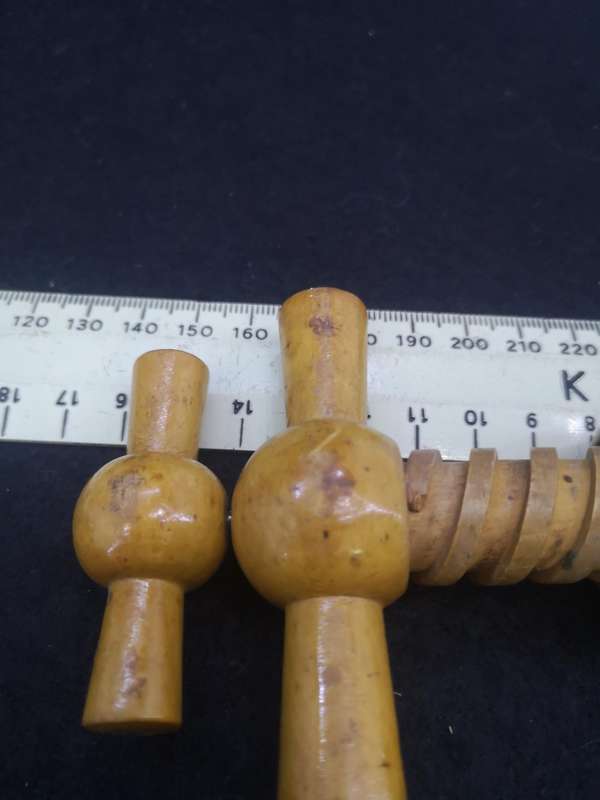 Wooden corkscrew / Barrel corkscrew - wood