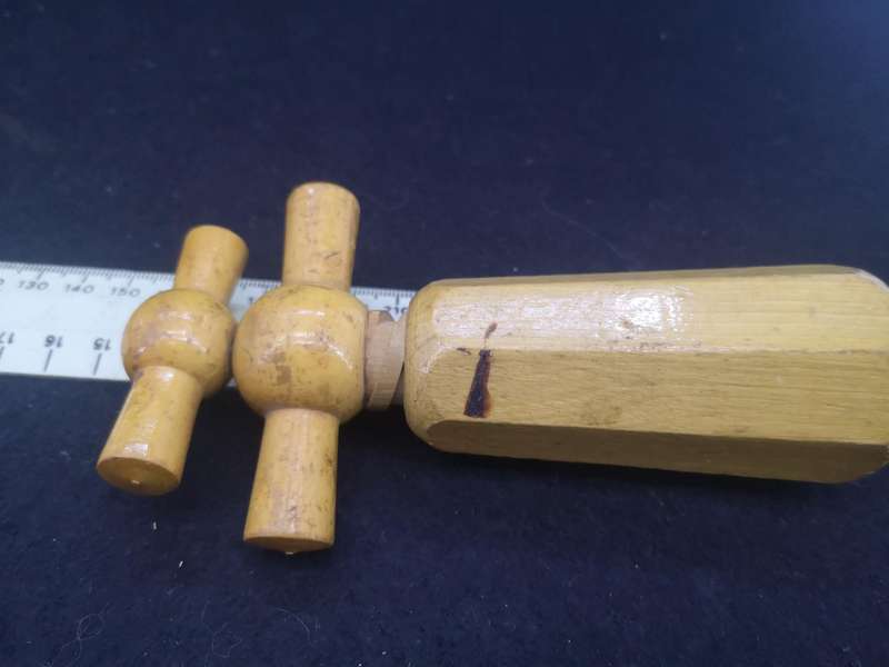 Wooden corkscrew / Barrel corkscrew - wood