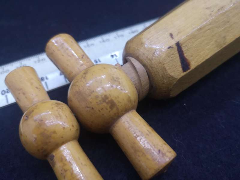 Wooden corkscrew / Barrel corkscrew - wood