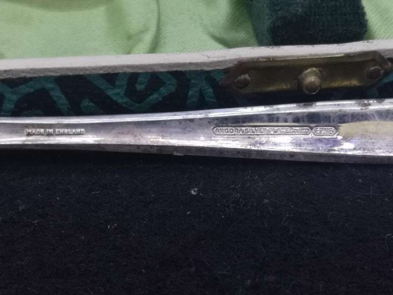 Silver plated teaspoons