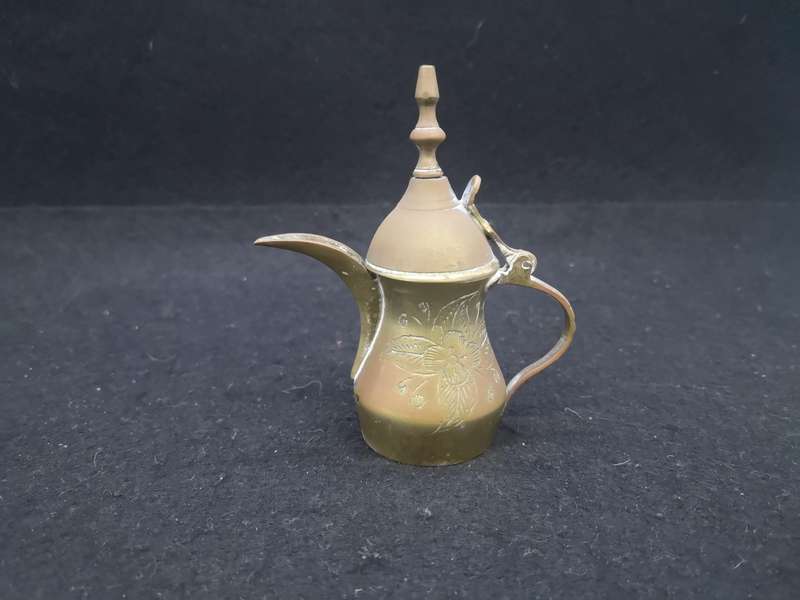 small brass kettle