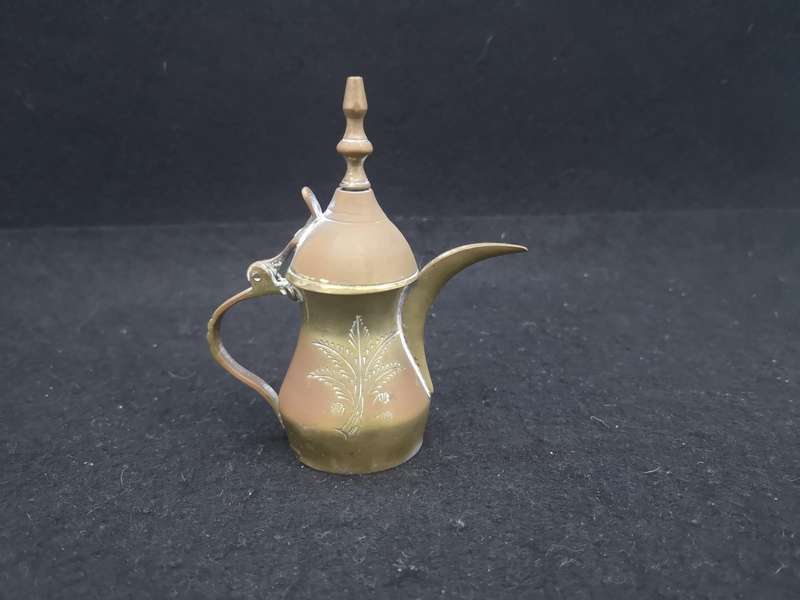small brass kettle