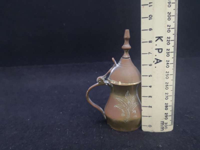 small brass kettle