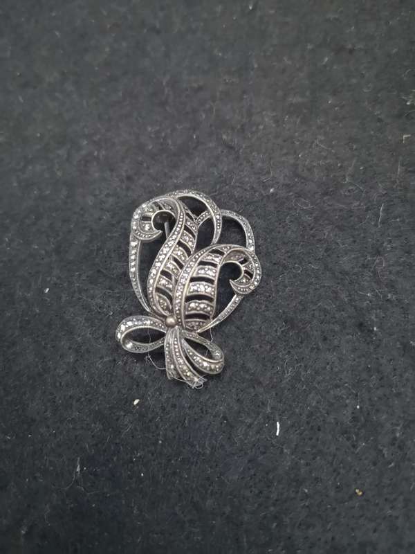 Marcasite brooch