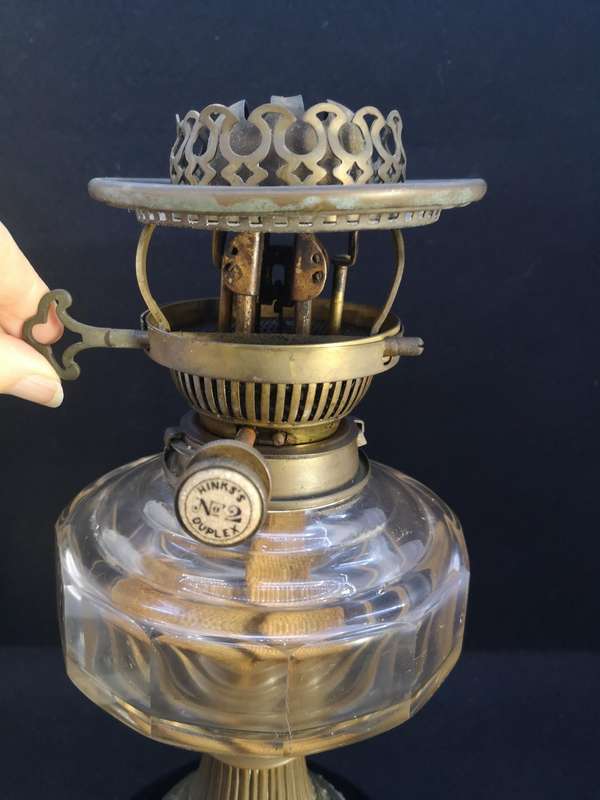 Hinks's No 2 Duplex original oil lamp