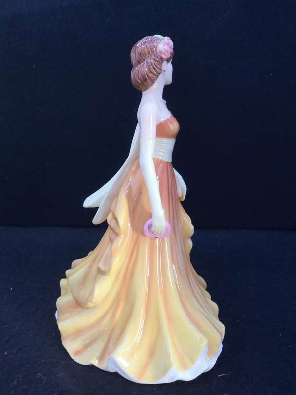 Coalport Classic Seasons of love Amber Gold