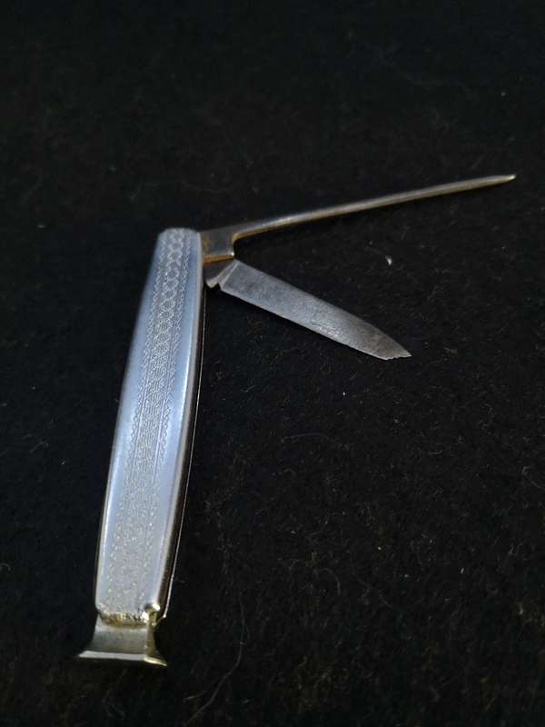 Vintage Richards Sheffield England 3 in 1 Pipe smokers' pocketknife Tool Tamper Poker