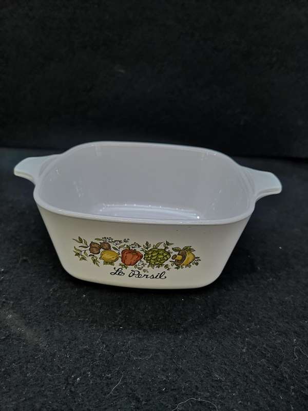 Vintage Corning Ware P 43 B 700ml casserole "Spice of Life - Le Persil