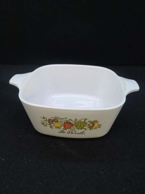 Vintage Corning Ware P 43 B 700ml casserole "Spice of Life - Le Persil