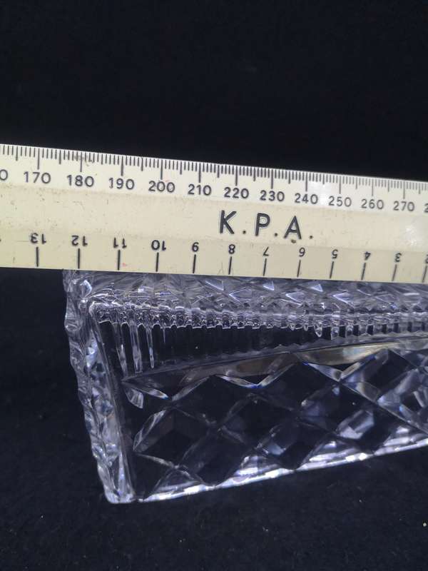 Vintage glass cheese/butter cover