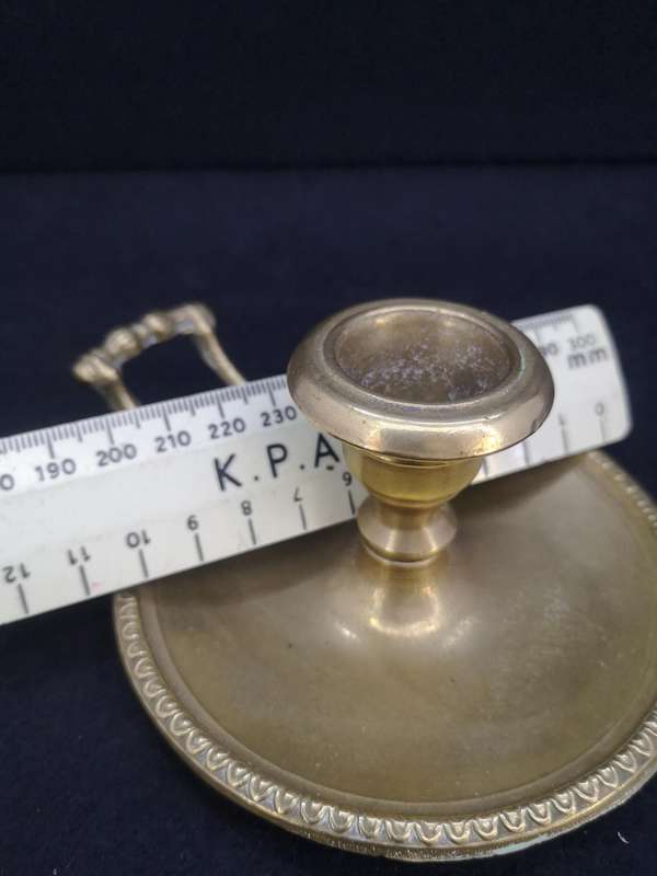 Vintage brass candle holder French brass Collection