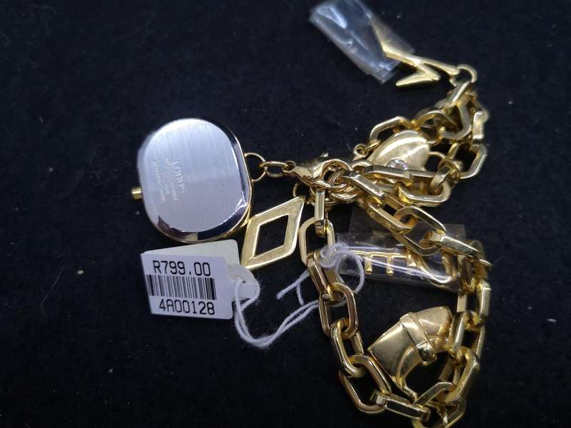 Lorus charm bracelet watch - untested from shop auction