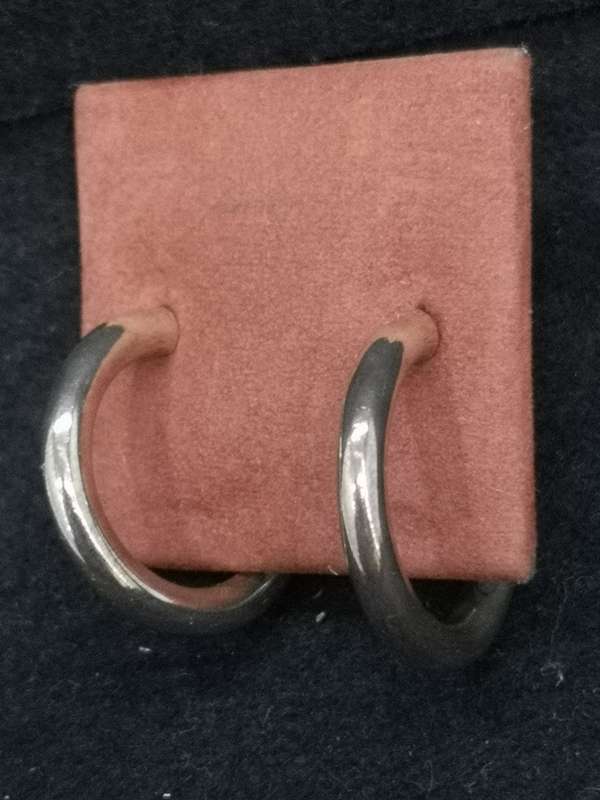 925 Silver earrings hoop