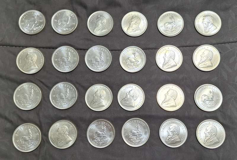 24x Silver Krugerrands (2021)