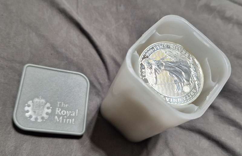 24x Silver Britannia coins (2021)