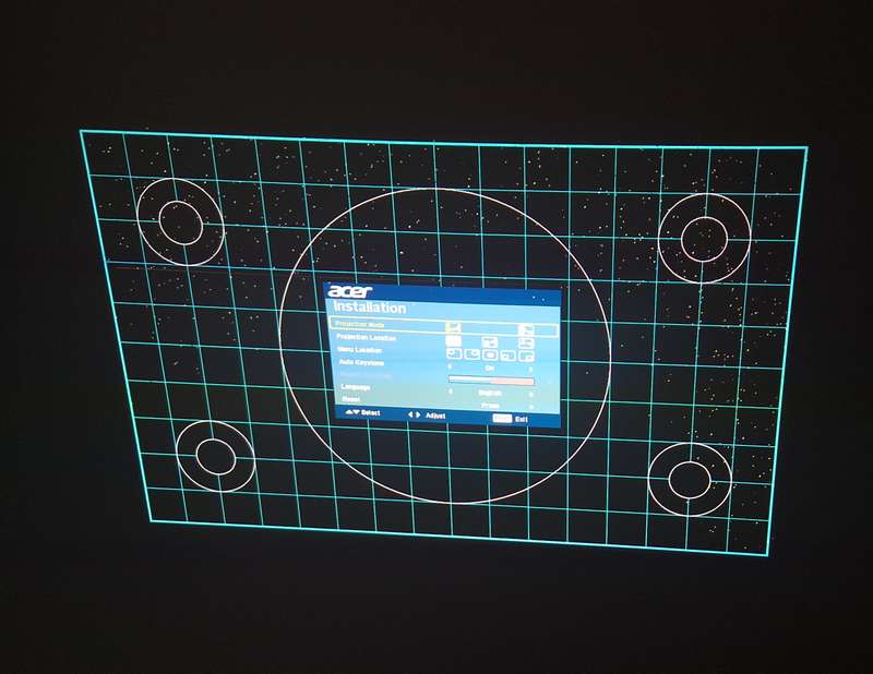 Acer P1303PW Projector  (somewhat faulty)