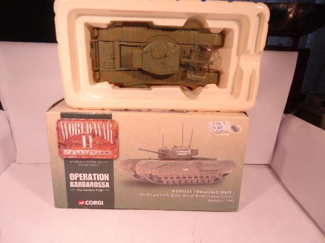 Corgi Classics - Churchill MKIV - 5th Guard Tank Army, Soviet Army - Summer 1943 - WW II - # CC60102