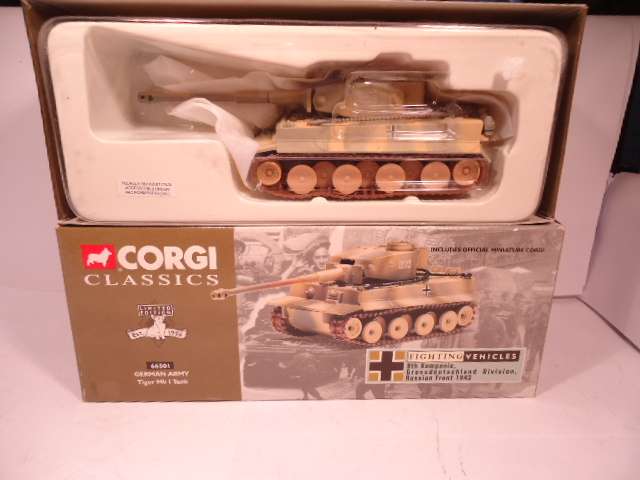 Corgi Classics - German Army - Tiger Mk I Tank - 9th Kompoanie Grossdeutschland Division # 666501
