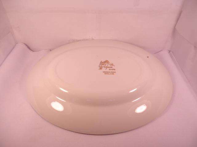 Wood & Sons Alpine Ware Dinner Plate & Bracket - Made in England