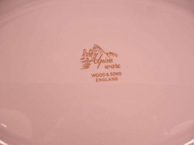 Wood & Sons - Alpine Ware Meat Plate & Bracket - Made In England