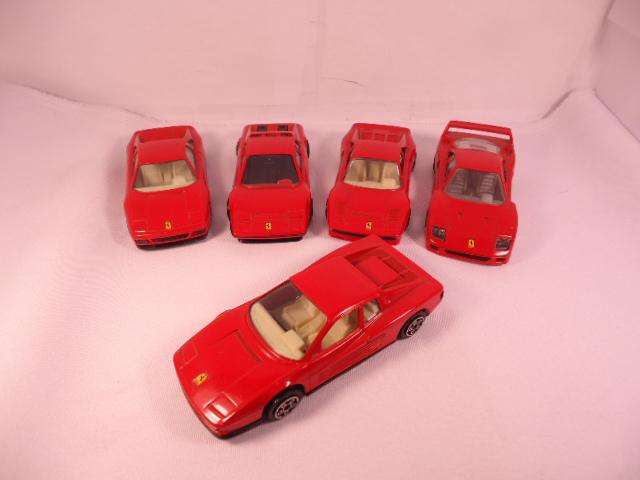Bburago - Lot of 5 Ferrari's