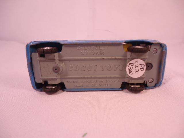 Corgi - Chev Corvair - Set concave hubs - A2 - #229